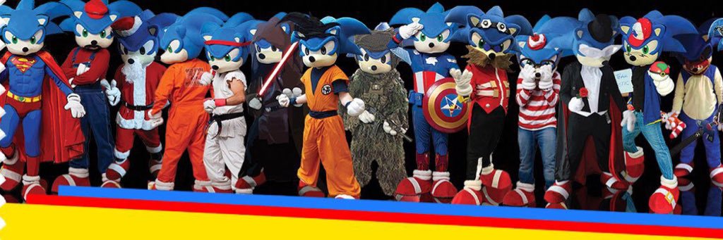 Sonic the Cosplayer 's banner