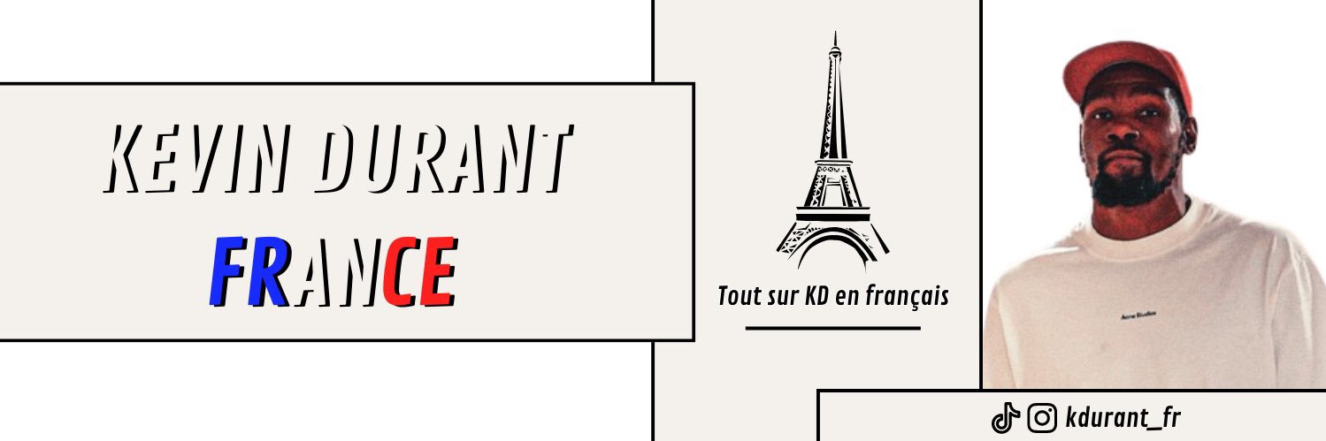 Kevin Durant France's banner