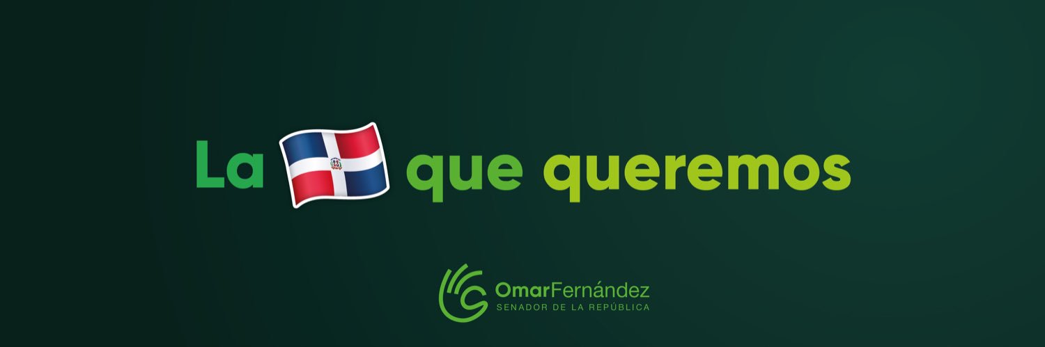 Omar Fernández's banner