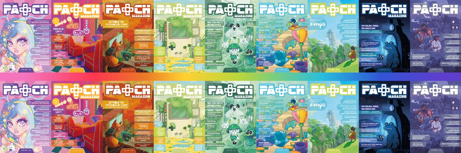 Patch Magazine | Monthly Indie Gaming 🌍's banner