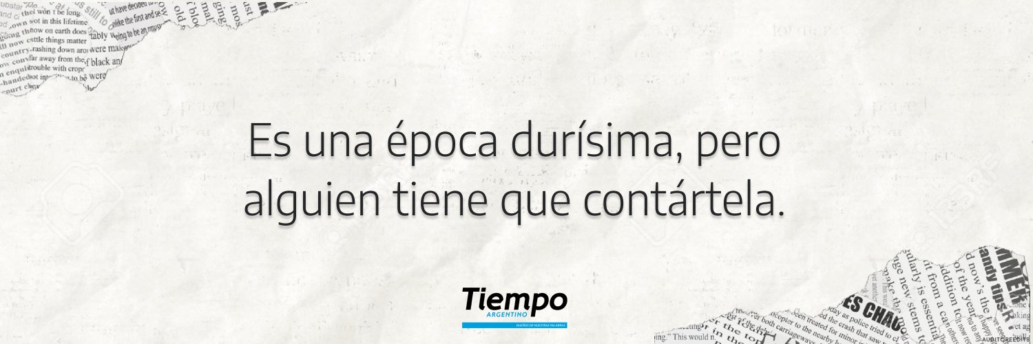 Tiempo Argentino's banner