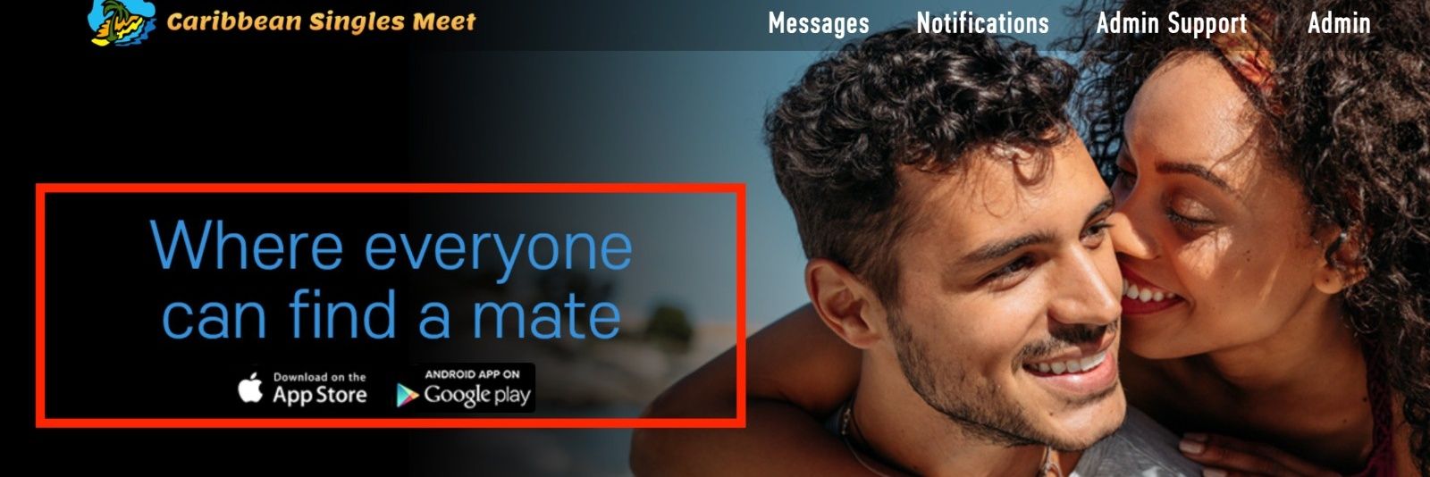 Caribbeansinglesmeet.com's banner