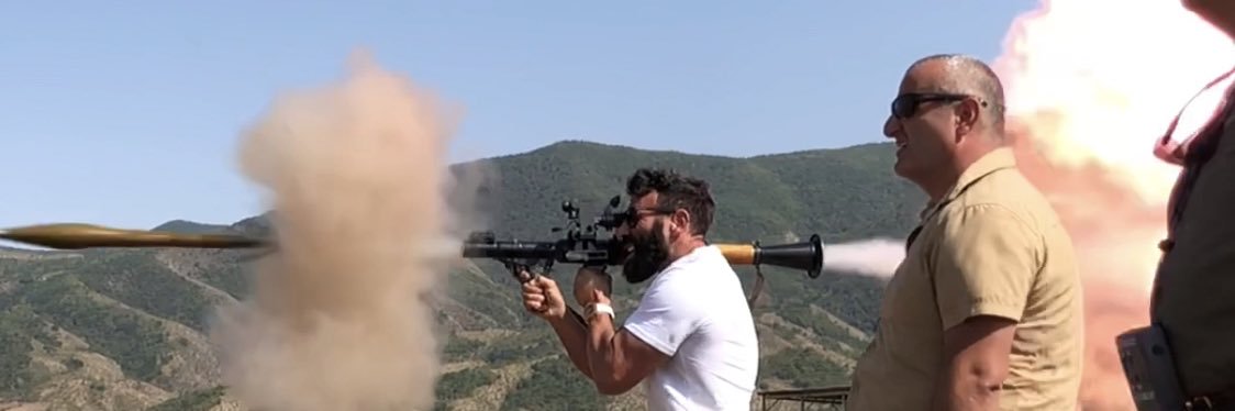 Dan Bilzerian's banner
