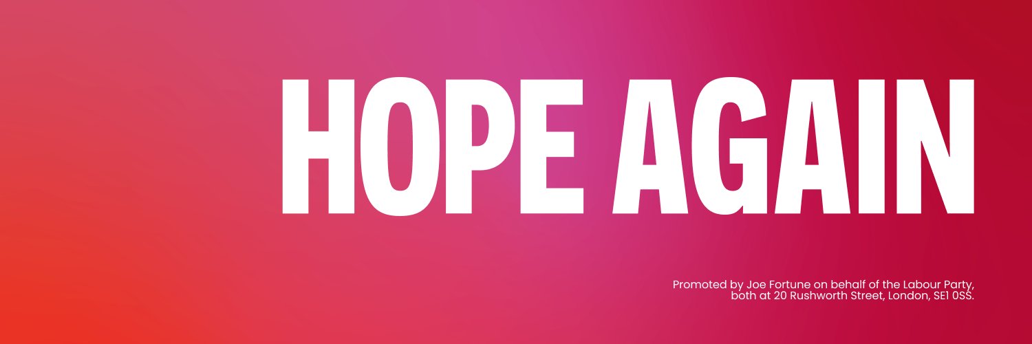 The Labour Party's banner