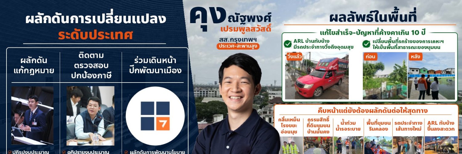 ณัฐพงศ์ เปรมพูลสวัสดิ์ (คุง)'s banner