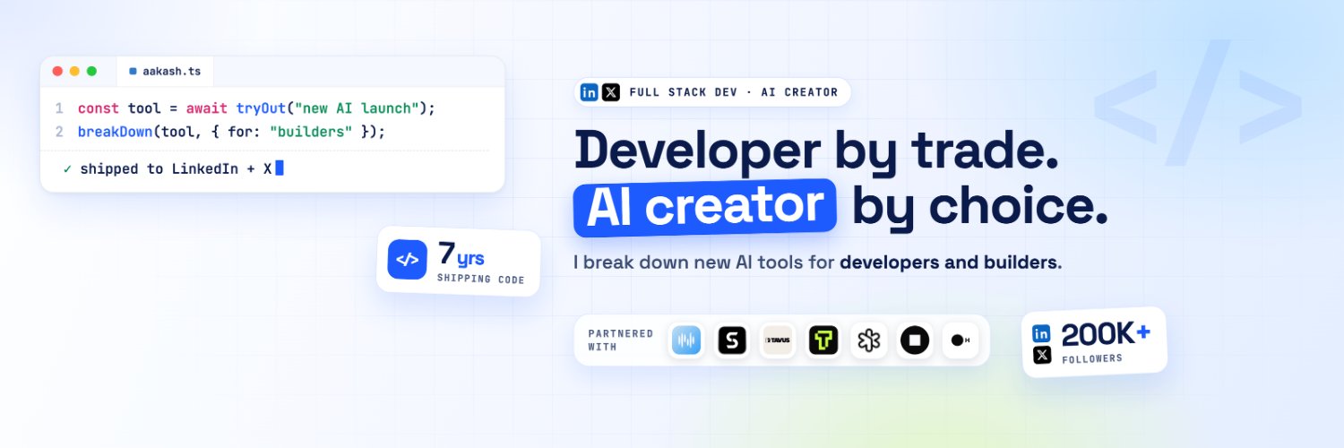 Aakash Kanojiya's banner