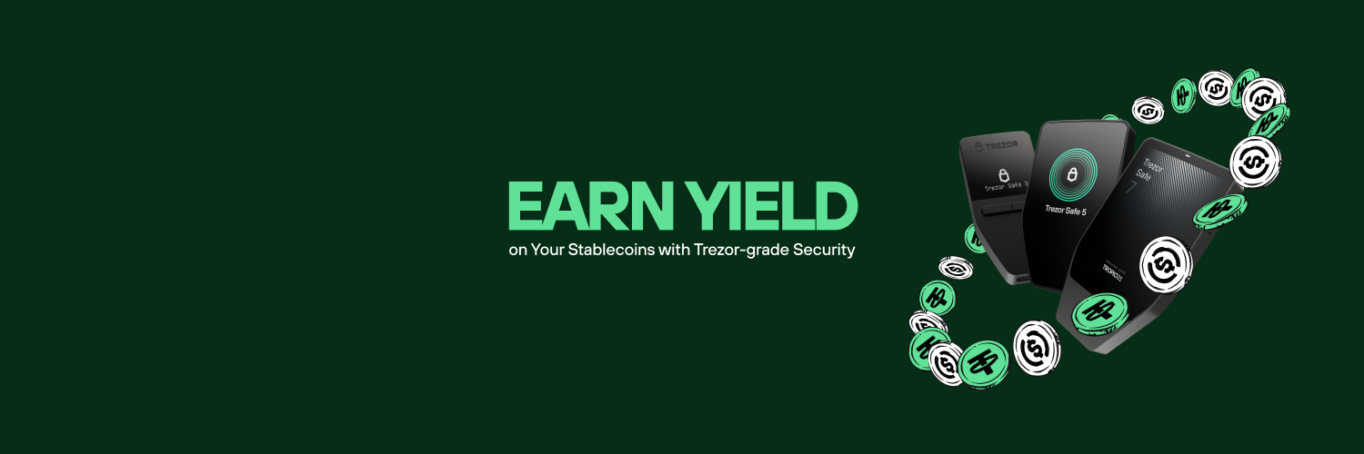 Trezor's banner