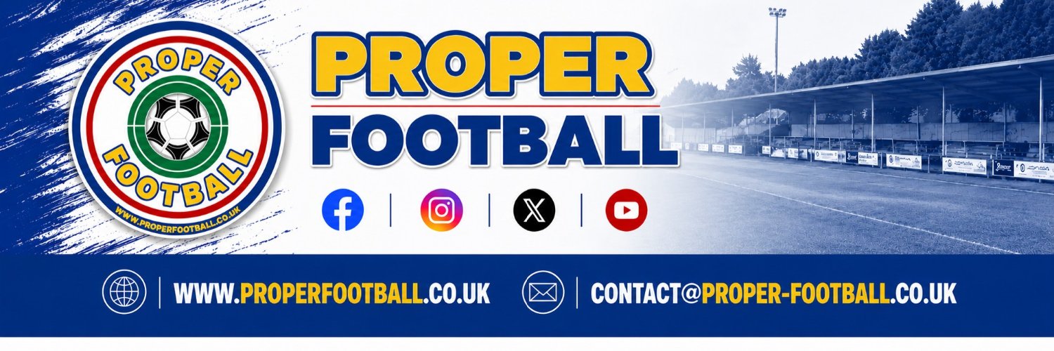 Proper Football's banner