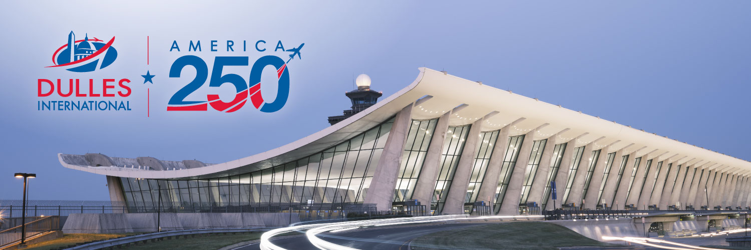 Dulles Airport (IAD)'s banner