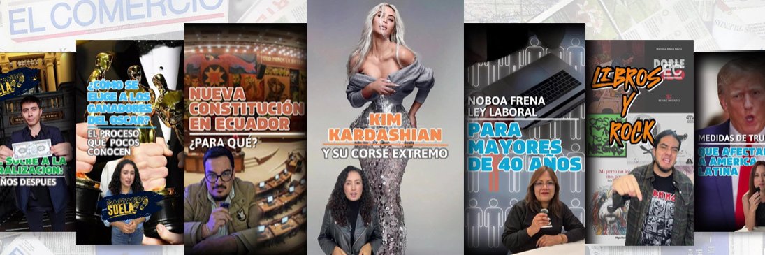 El Comercio's banner