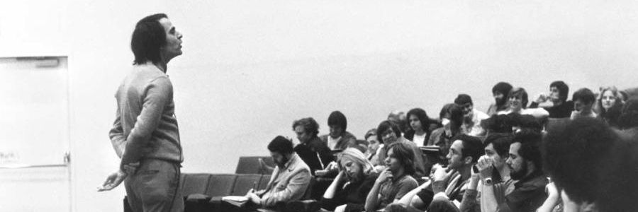 Prof. Carl Sagan's banner