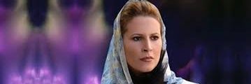 عائشة القذافي Aisha Gaddafi's banner