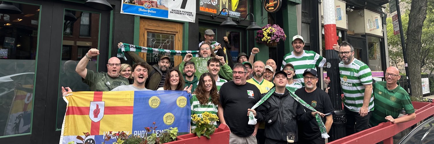 Chicago Celtic Supporters Club's banner