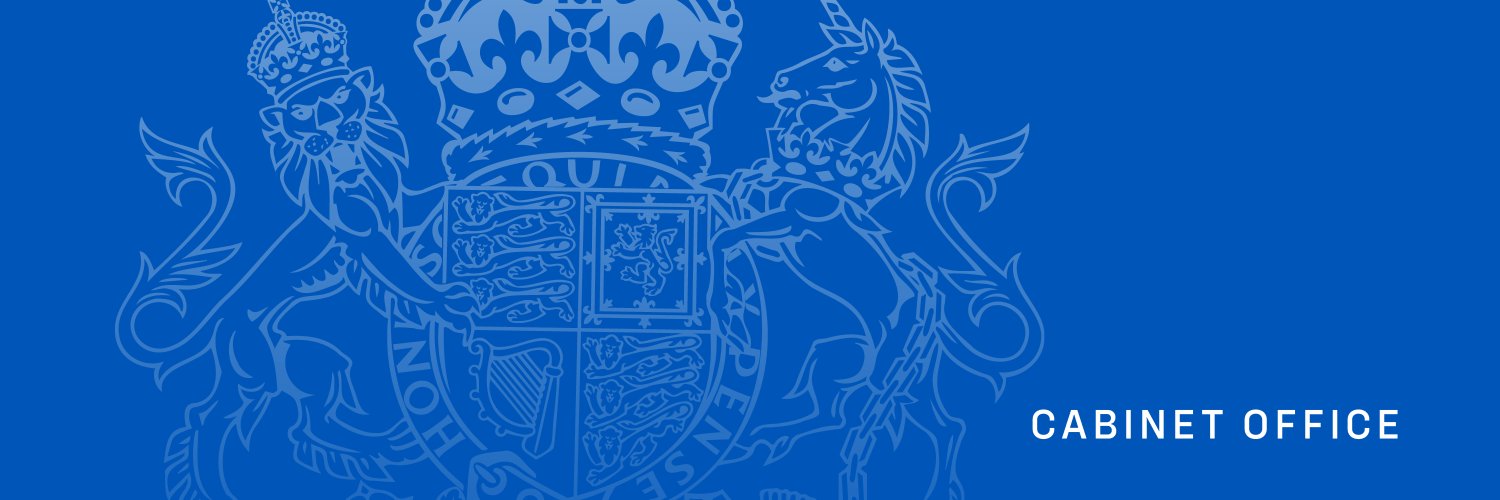 Cabinet Office's banner