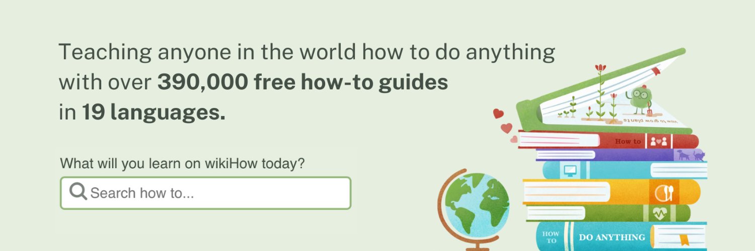 wikiHow's banner