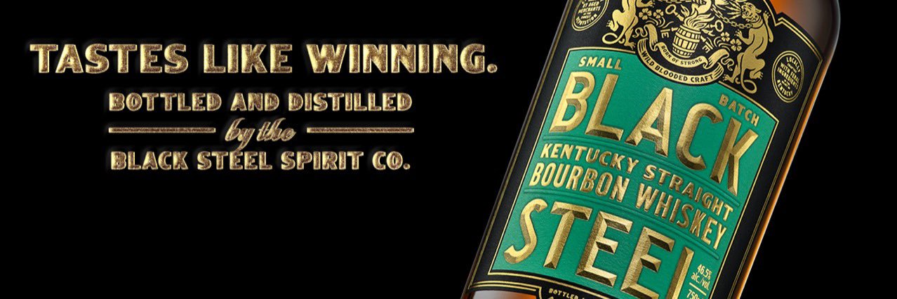 Black Steel Bourbon's banner