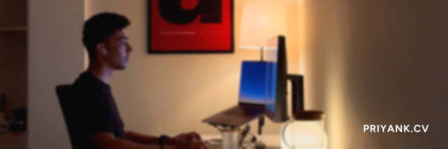 Priyank's banner