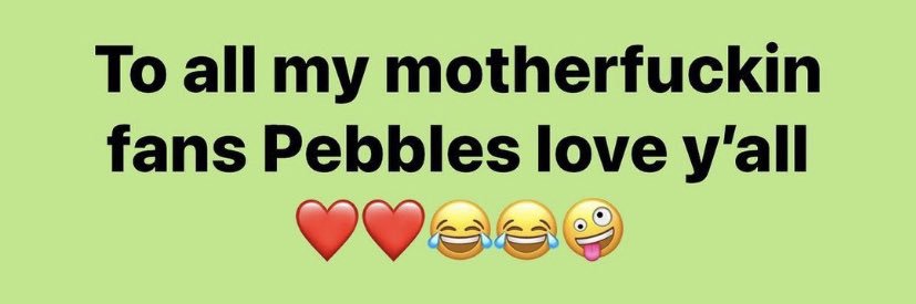 Ms. Pebbles's banner