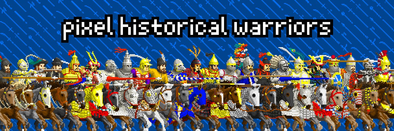 Pixel Historical Warriors's banner