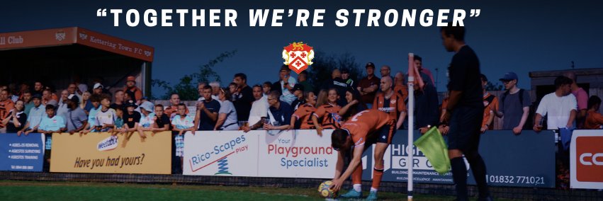Kettering Town FC's banner