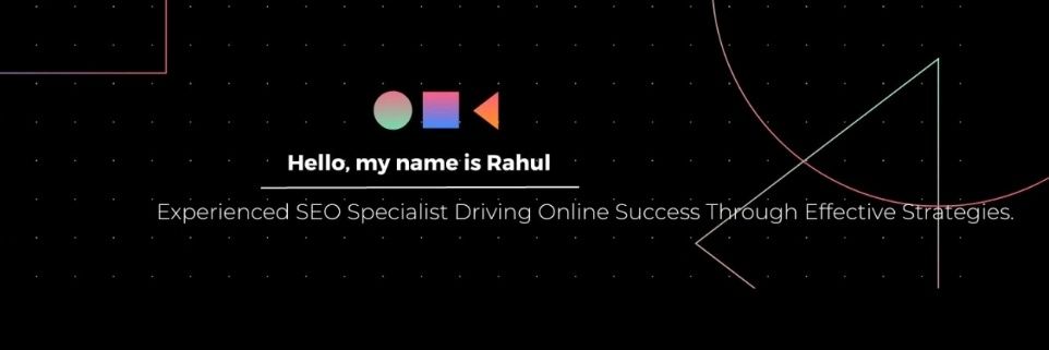Rahul Mishra's banner