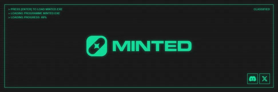 Minted's banner