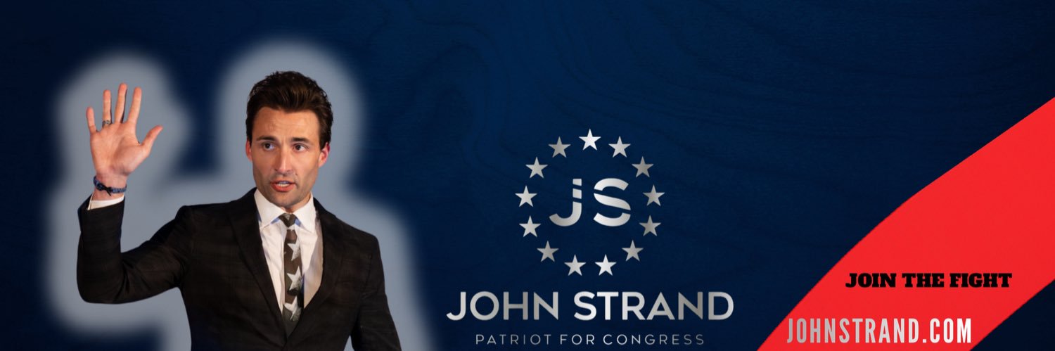 John Strand's banner