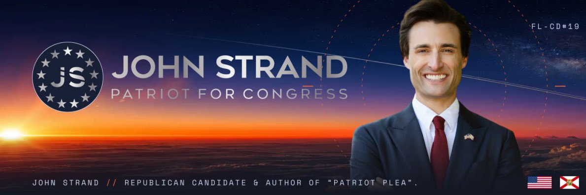 John Strand's banner