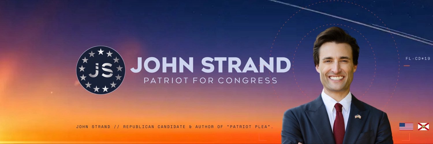 John Strand's banner