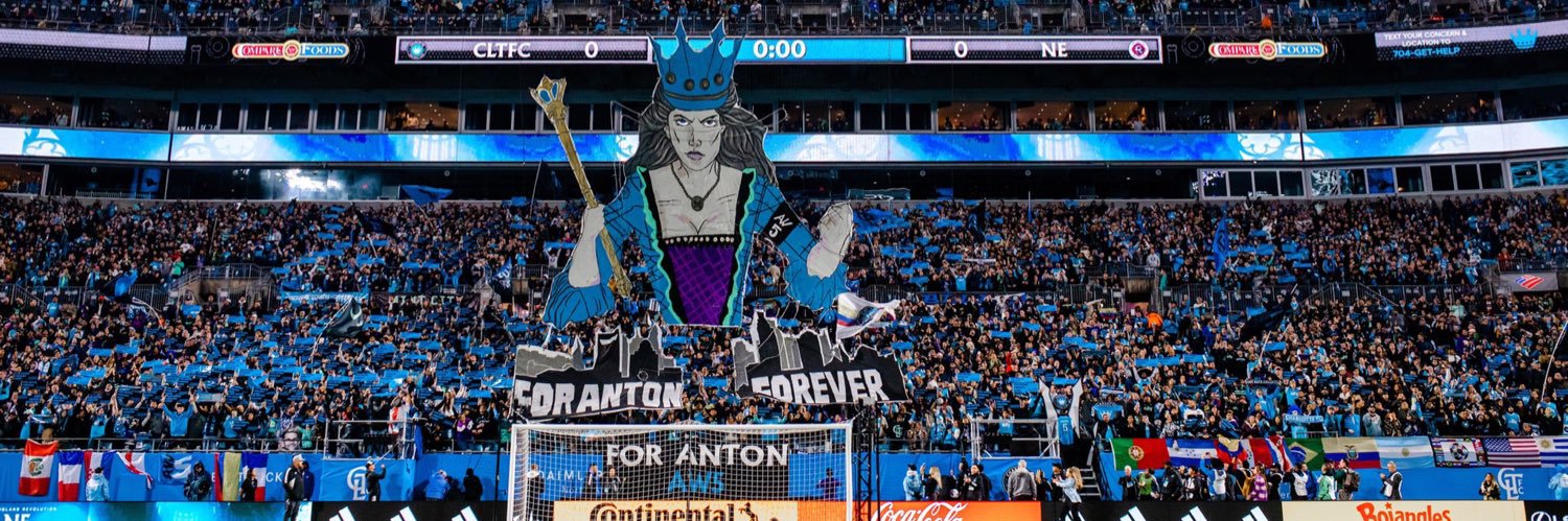 Charlotte FC Chief Fan Officer's banner