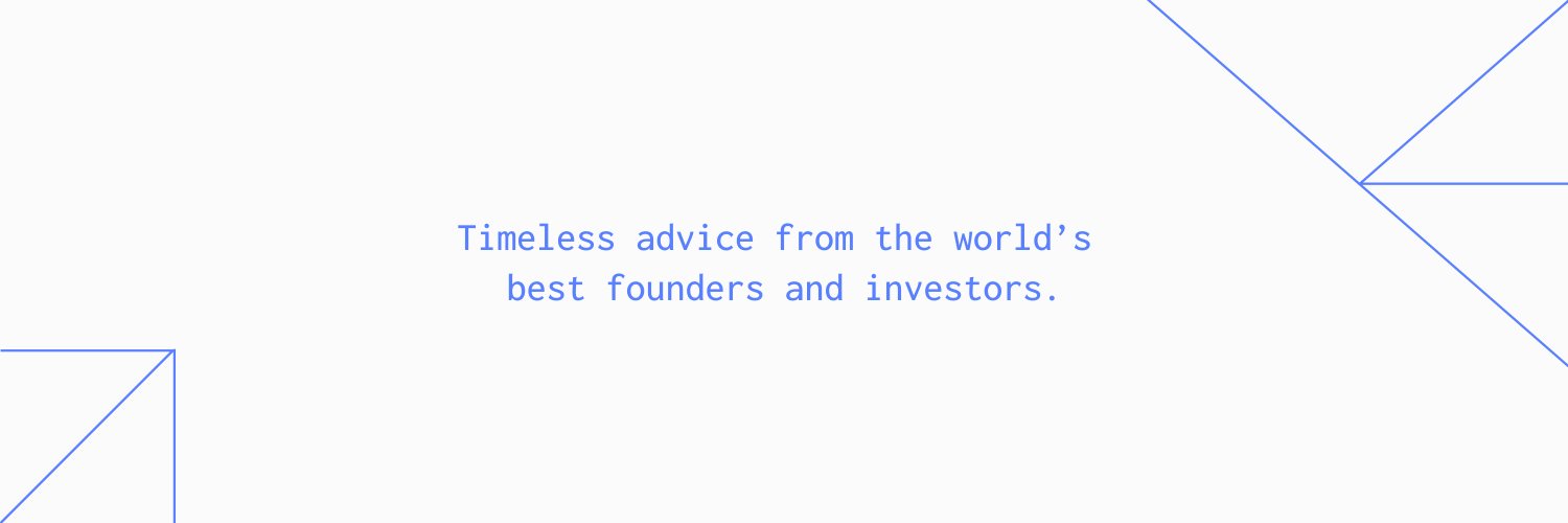 Startup Archive's banner