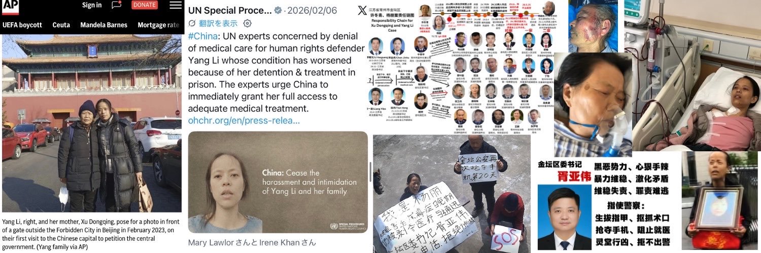 Yang caiying's banner