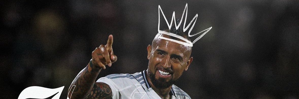 Arturo Vidal's banner