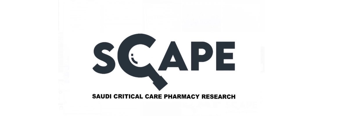 Saudi Critical Care Pharmacy Research (SCAPE)'s banner