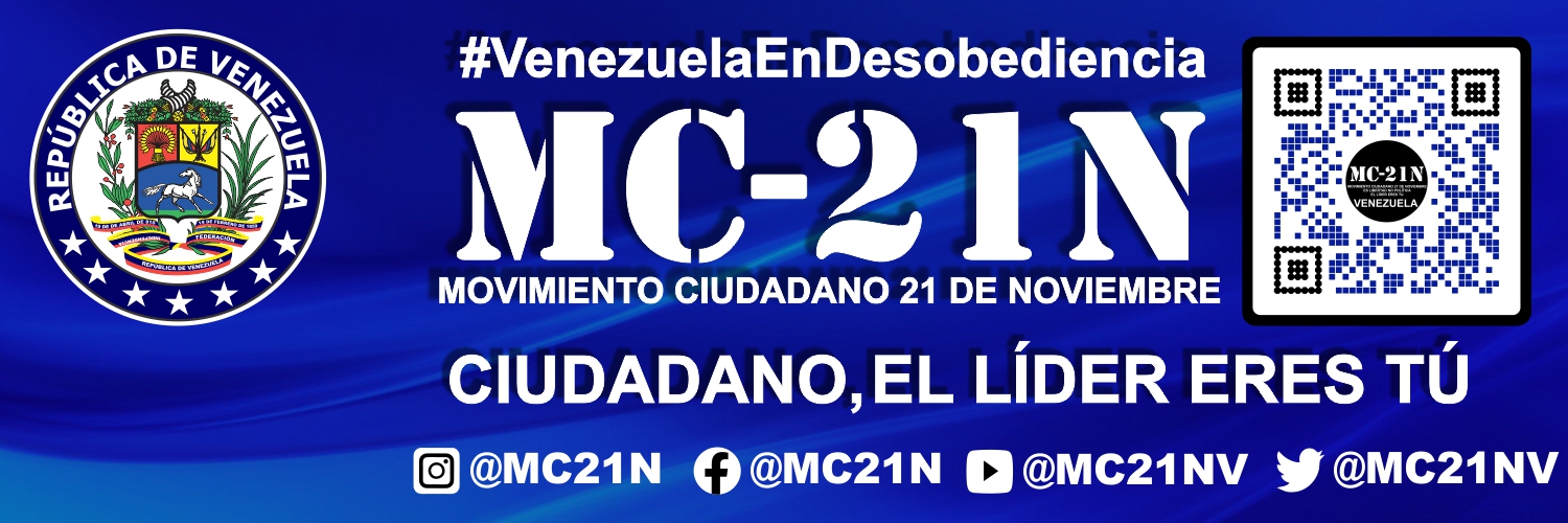 🟣 🇻🇪 MOVIMIENTO CIUDADANO 21 de NOVIEMBRE's banner