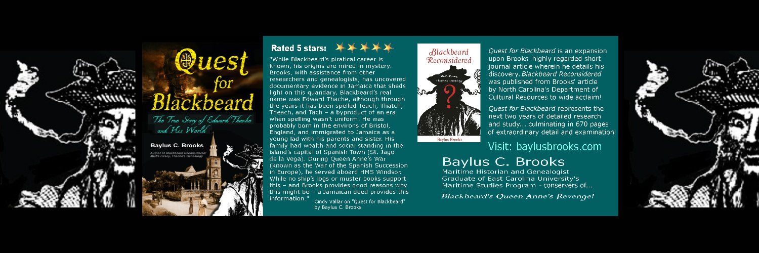 Maritime Historian Baylus C. Brooks's banner