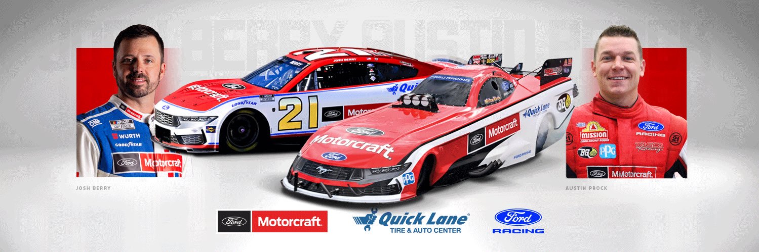 Motorcraft/Quick Lane Racing's banner