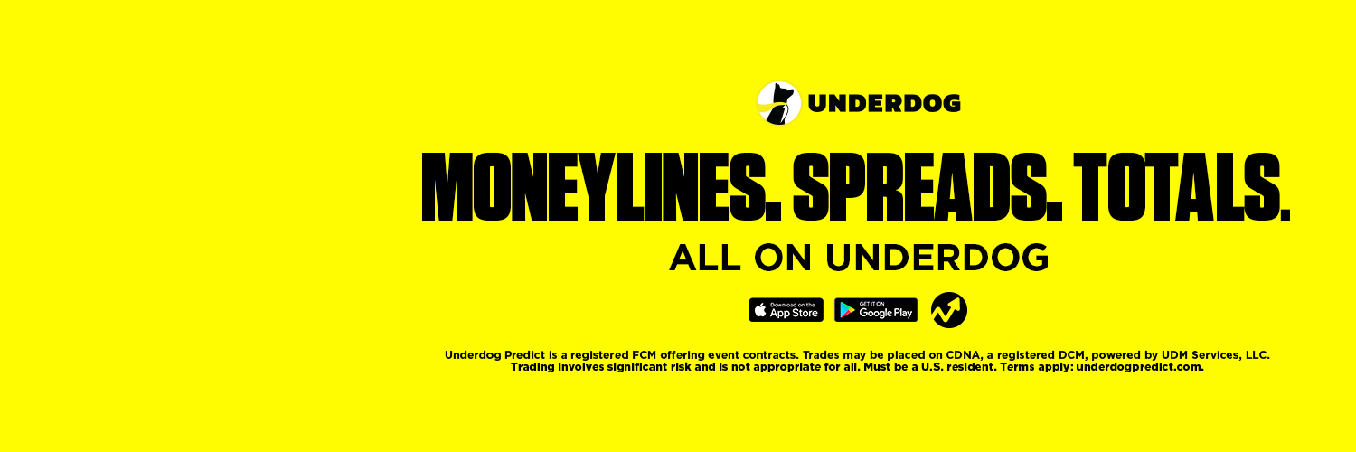 Underdog MLB's banner