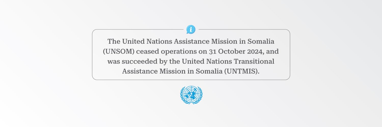 UNSOM's banner