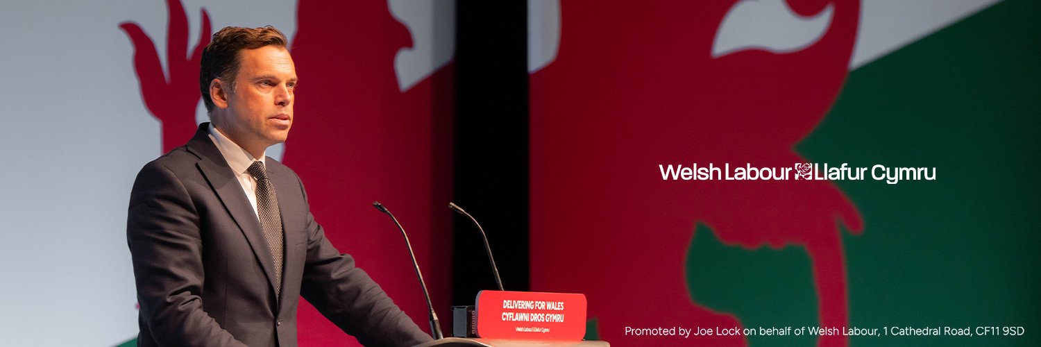 Welsh Labour's banner