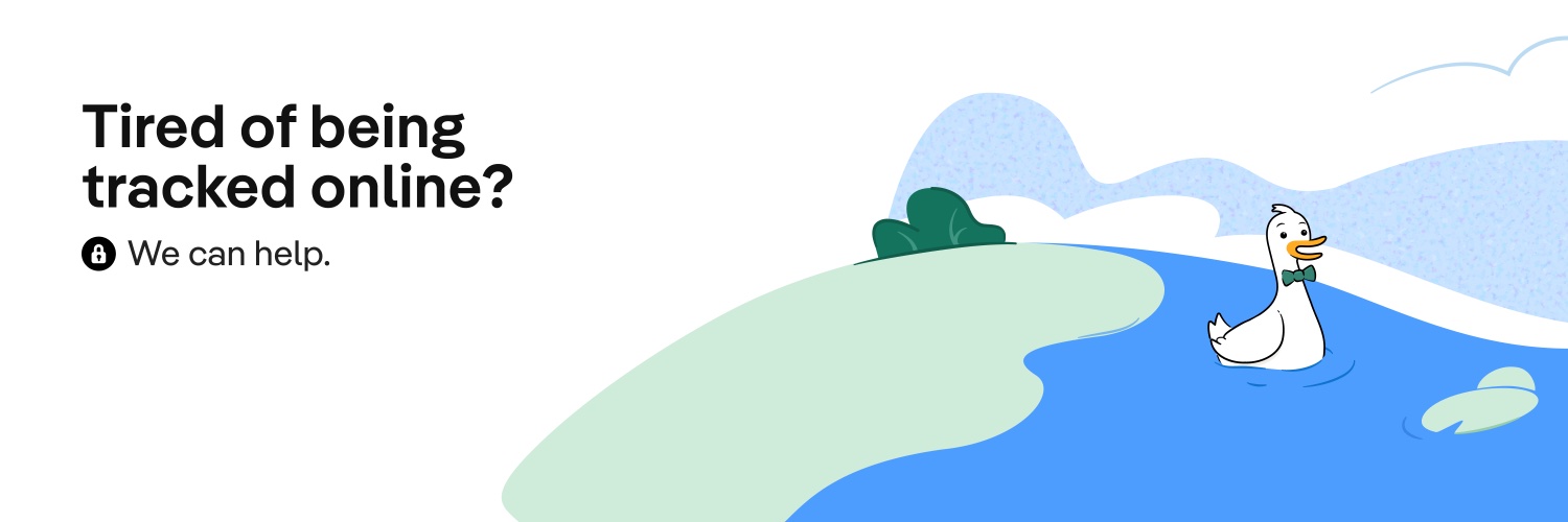 DuckDuckGo's banner