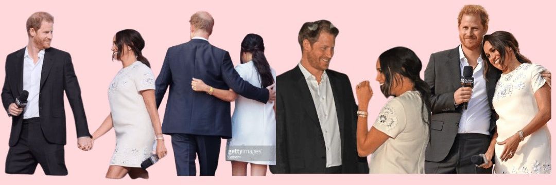 Harry and Meghan's banner