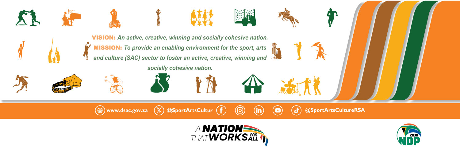 Department of Sport, Arts and Culture's banner