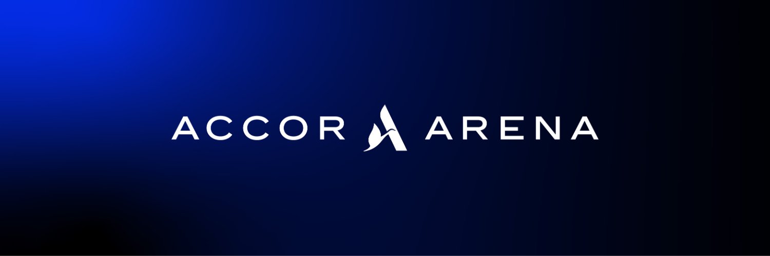 Accor Arena's banner