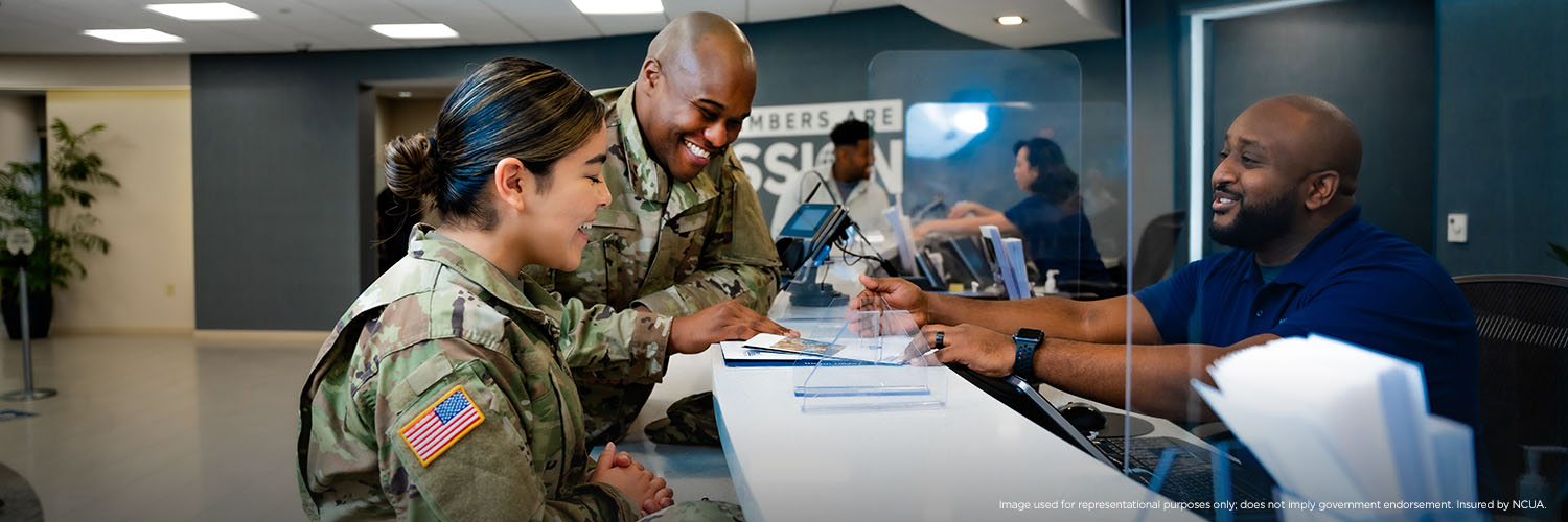 Navy Federal Credit Union's banner