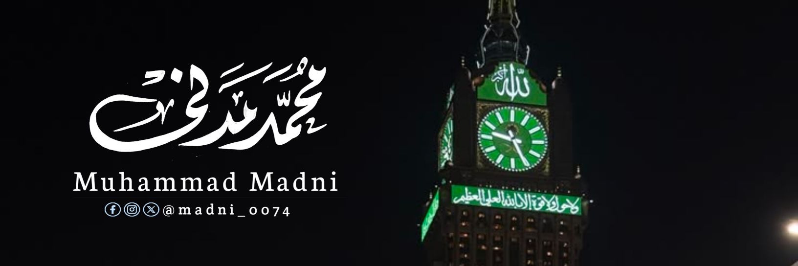 Mohd Madni's banner