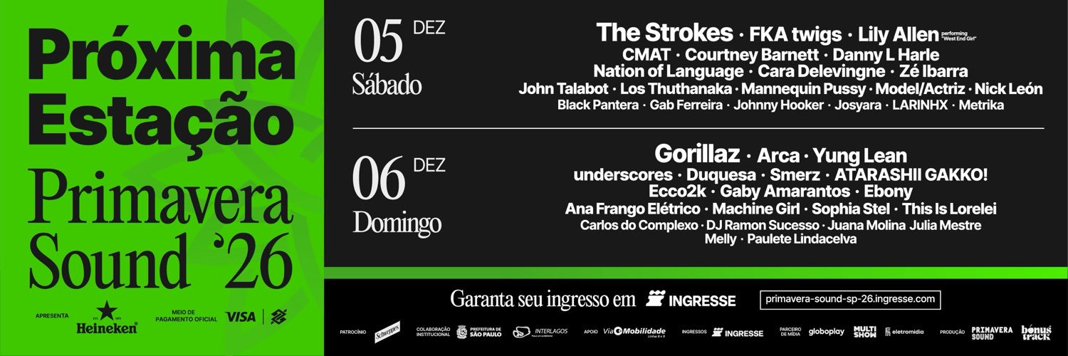 Primavera Sound São Paulo's banner
