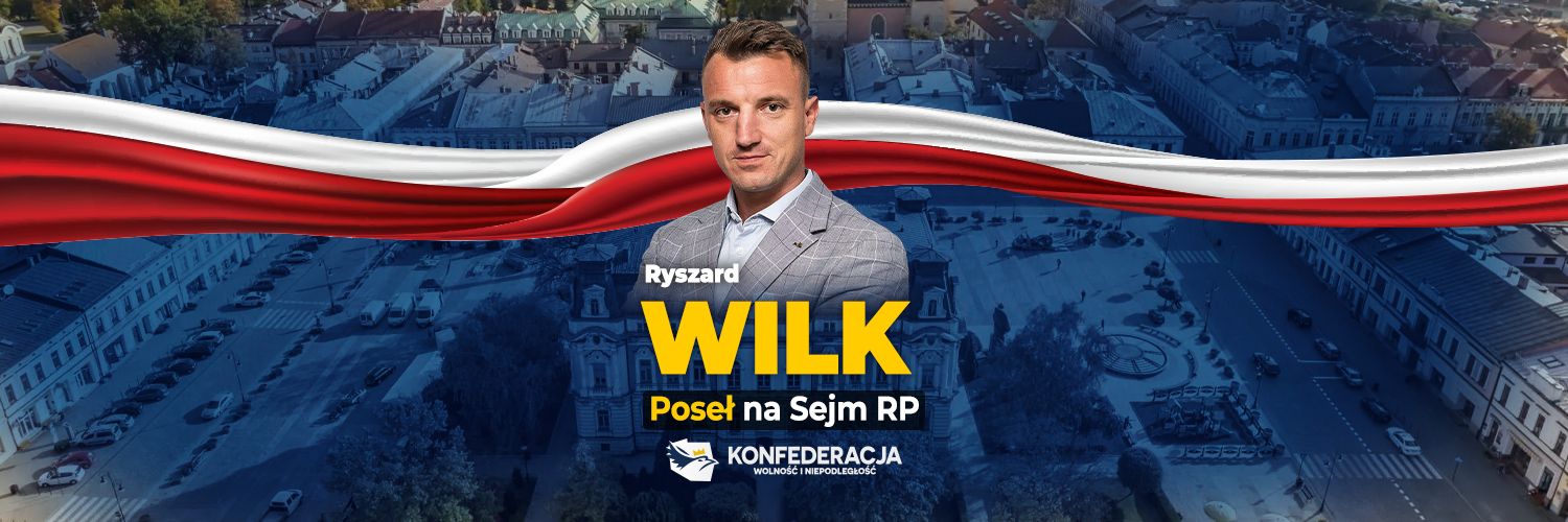 Ryszard Wilk's banner