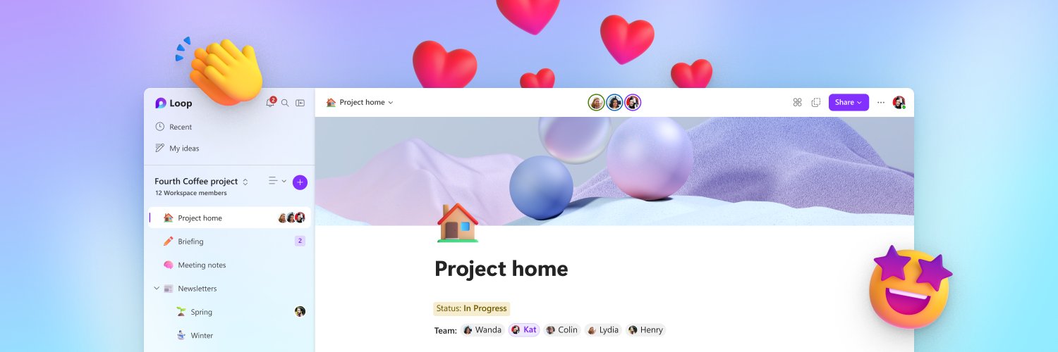 Microsoft Loop's banner