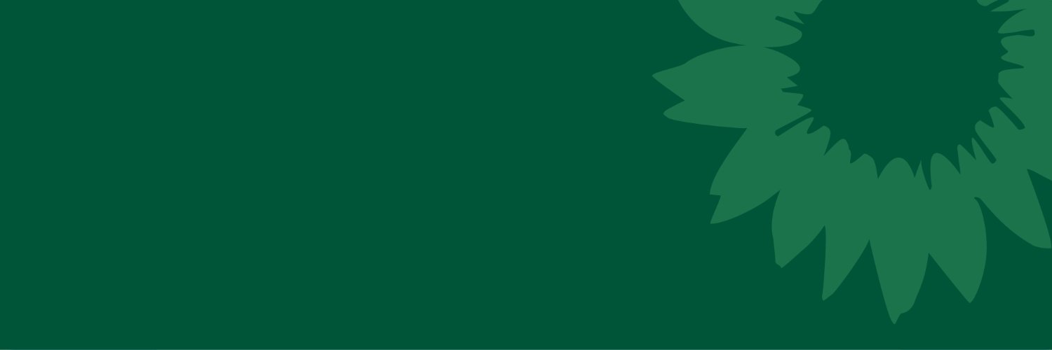 BÜNDNIS 90/DIE GRÜNEN's banner